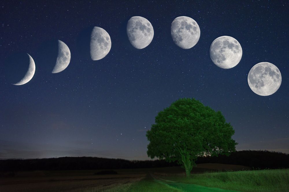 Mondzyklus Foto & Bild  mondaufnahmen, himmel & universum, nacht Bilder auf fotocommunity