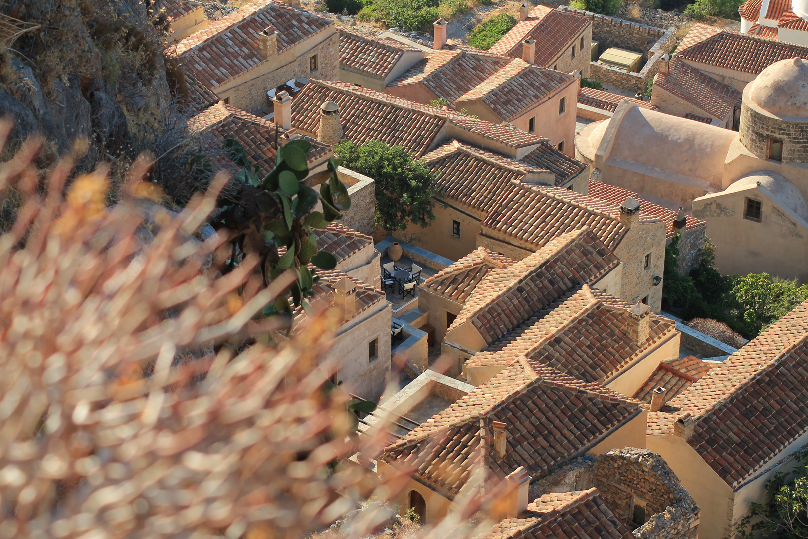 Monemvasia von Oben