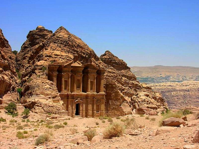 Monestary Petra Wadi Mousa