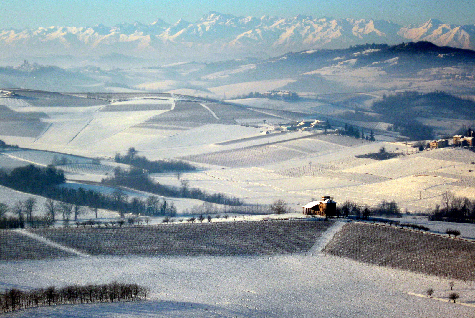 Monferrato sotto la neve