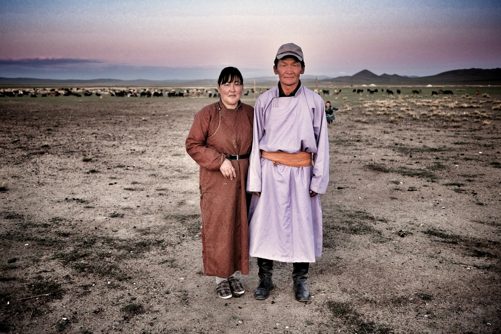 Mongolia  - nomad couple