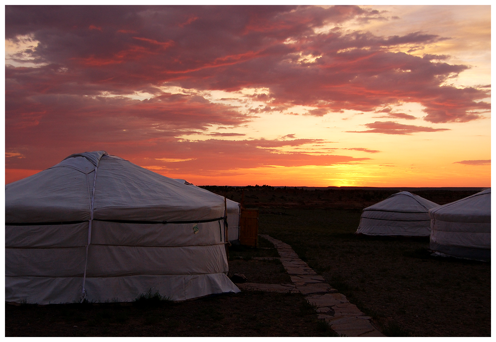 Mongolian sunrise