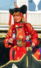 Mongolisch verkleidet