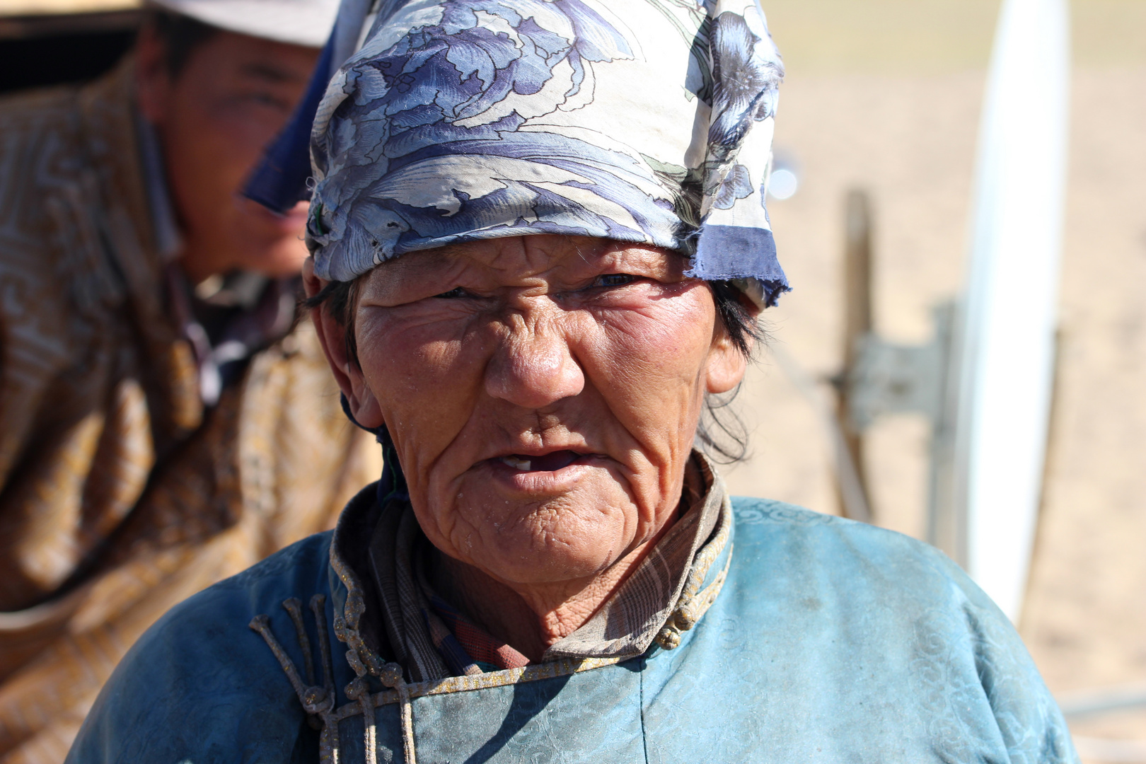 Mongolische Bäuerin
