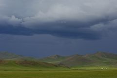 Mongolische Landschaft im Archangai