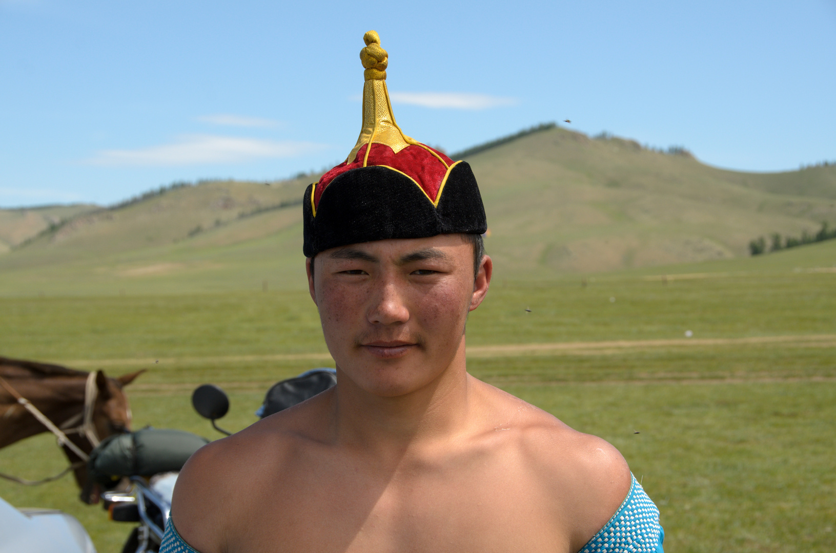 Mongolischer Ringkämpfer