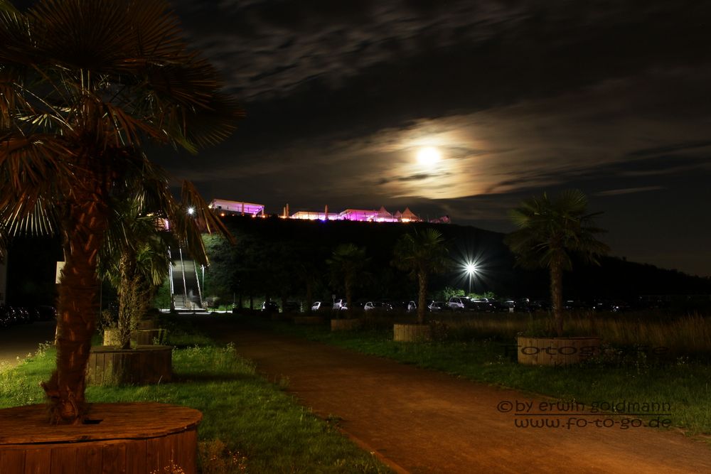 Monheim, Monberg bei Vollmond 2