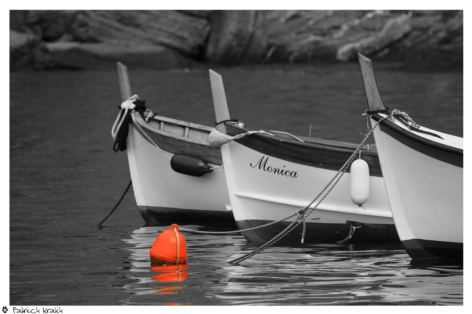 Monica....im Hafen von Vernazza