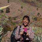 Monika - unsere Wanderführerin - kurz vor dem Gruppenfoto machen selber fotografiert