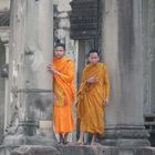 monjes budistas de angkor Wat
