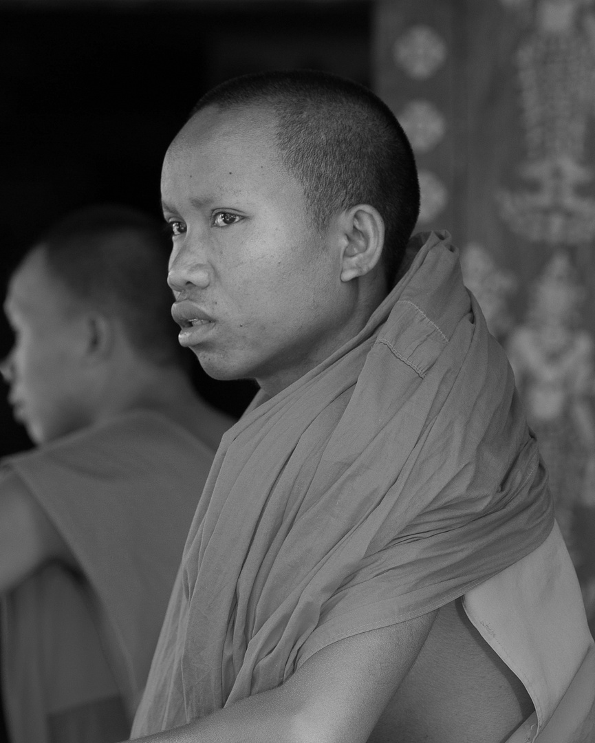 [ … Monk at Wat Sene ]
