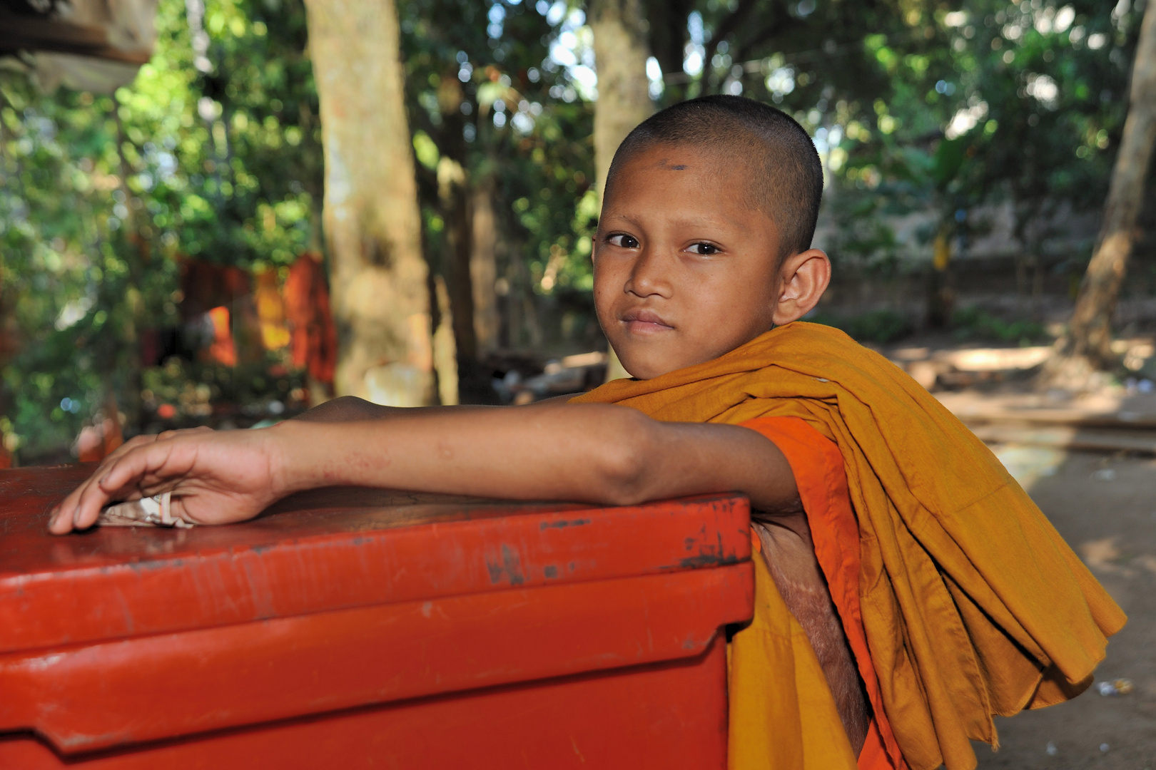 Monk from Lolei Temple 02