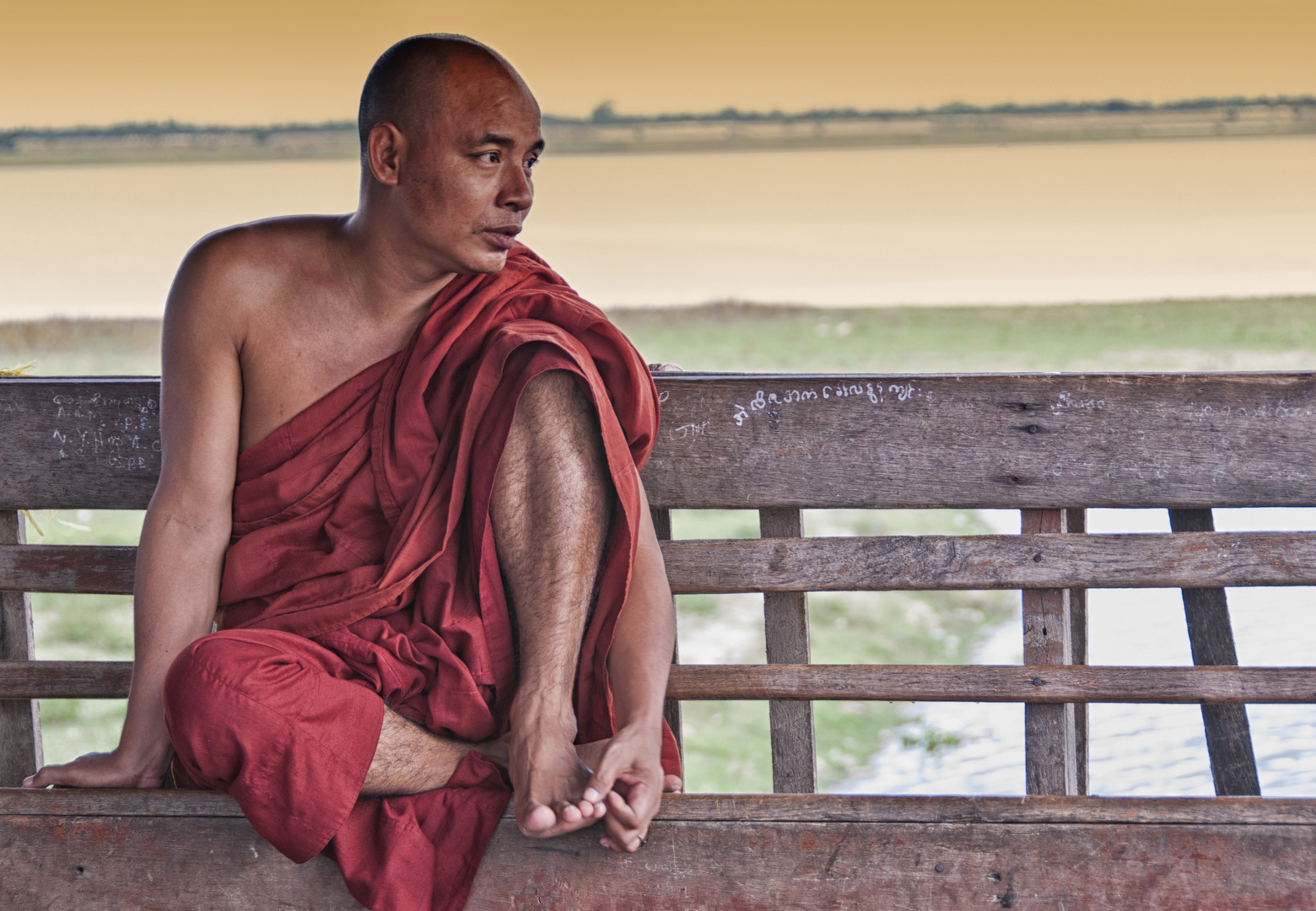 Monk in Amarapura