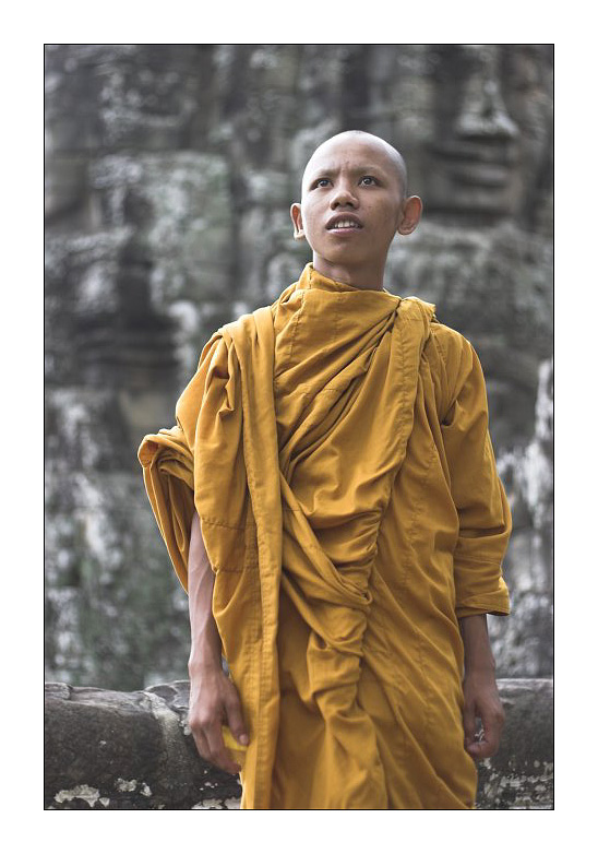 Monk in Bayon