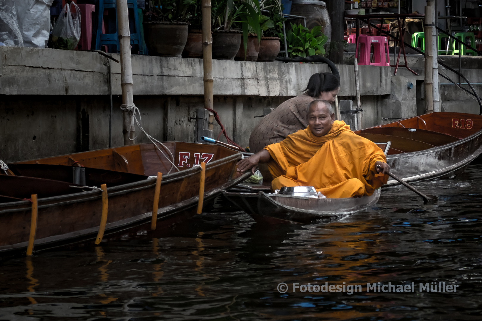 Monk in the morning