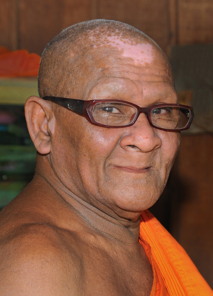 Monk in the pagoda