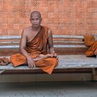 Monk in Wat Pa Ban Phoem