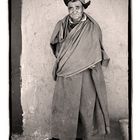 Monk inside Rangdum Gompa