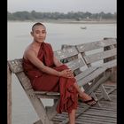 Monk on the U-Bein bridge