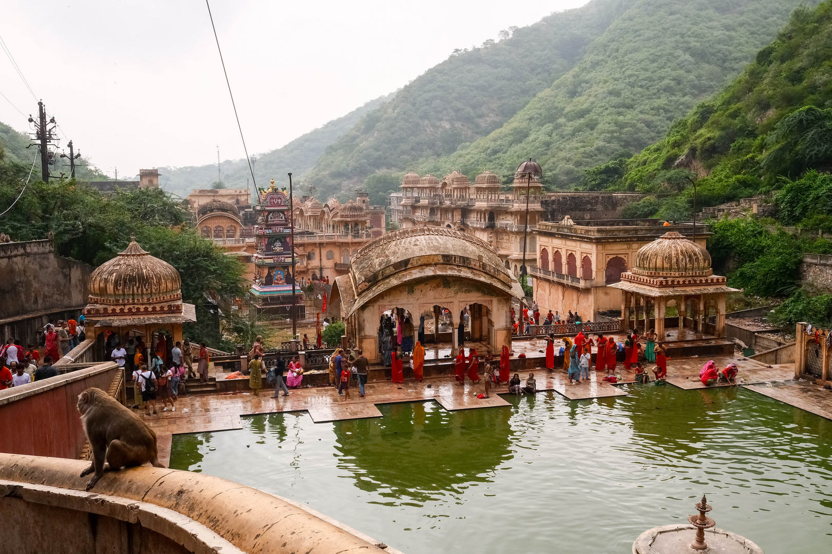 Monkey Temple at Galtaji 