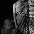 [ …monks at shwenandaw kyaung ]