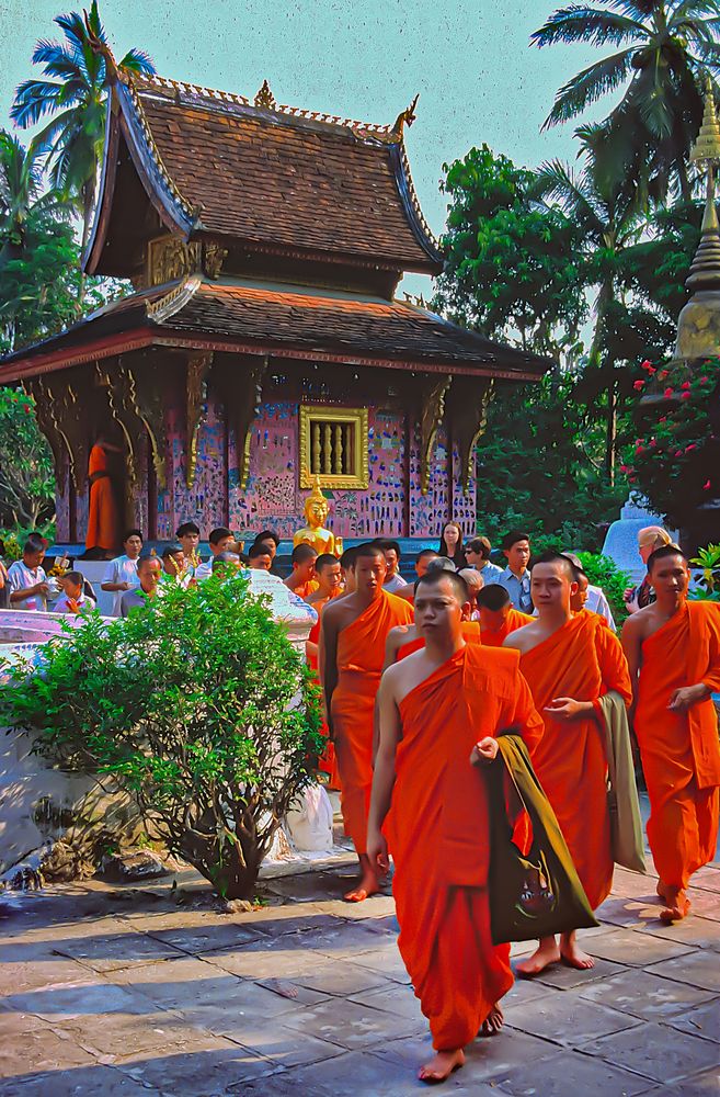 Monks at the Red Chapel