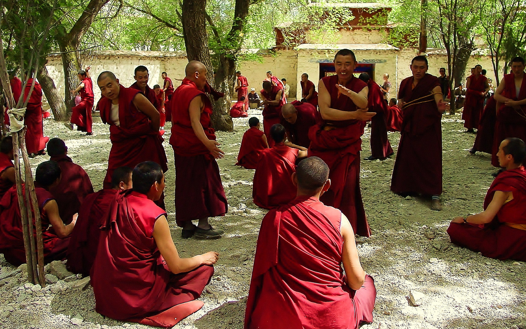 Monks Debating, Lhasa, Tibet