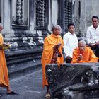 Monks in Angkor Wat