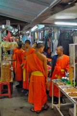 Monks in the Rim Moei Border Market