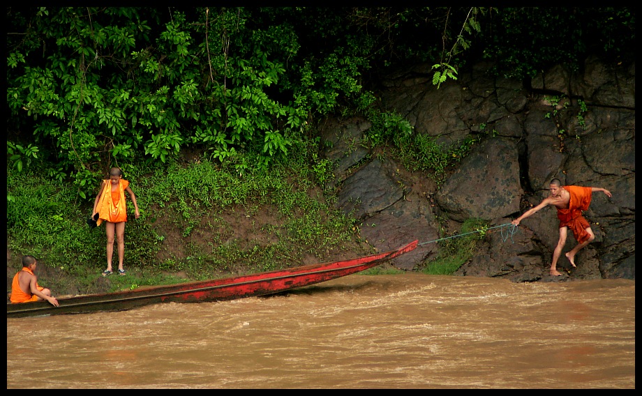 Monks, Luang Prabang, Laos