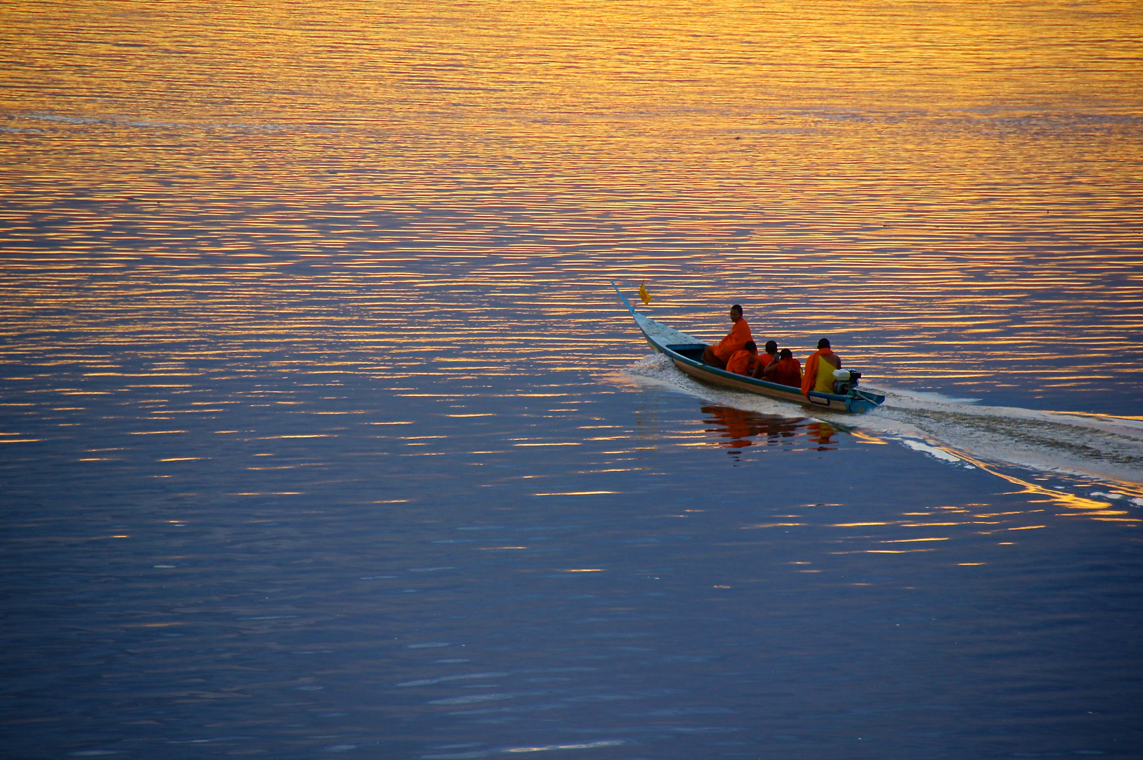 Monks on Mekong