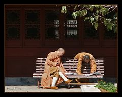 monks reading