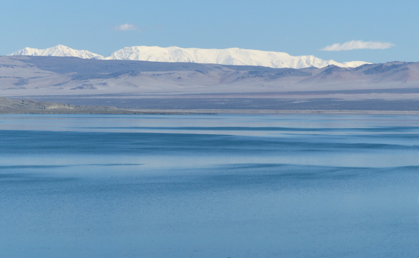 Mono Lake nach dem ersten Schnee