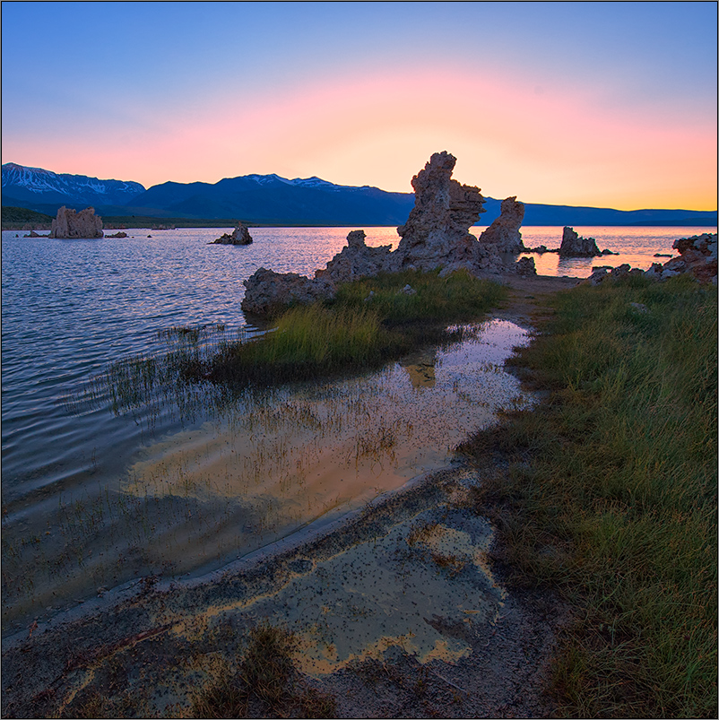 mono lake sundown