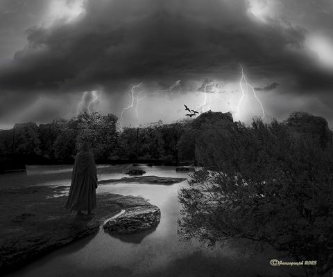 Monochrome orageux