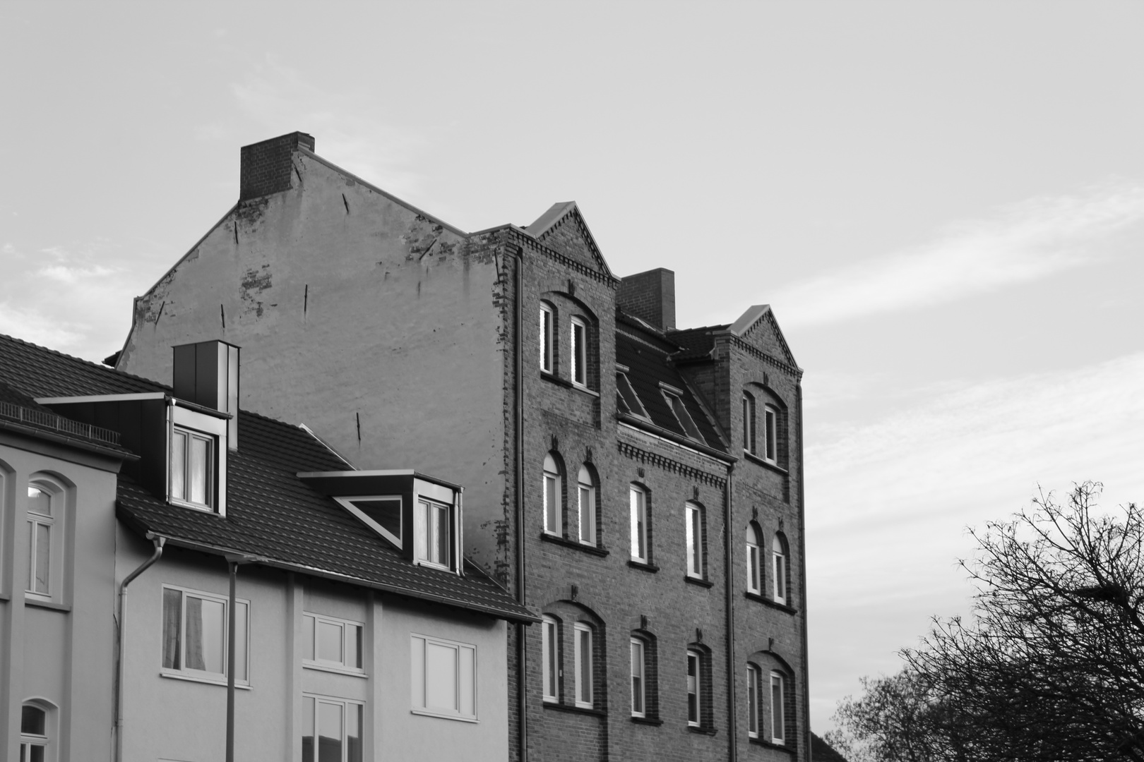 Monochromes Haus