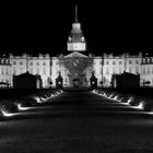 monochromes Schloss Karlsruhe