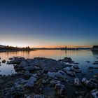 Monolake nach Sonnenuntergang