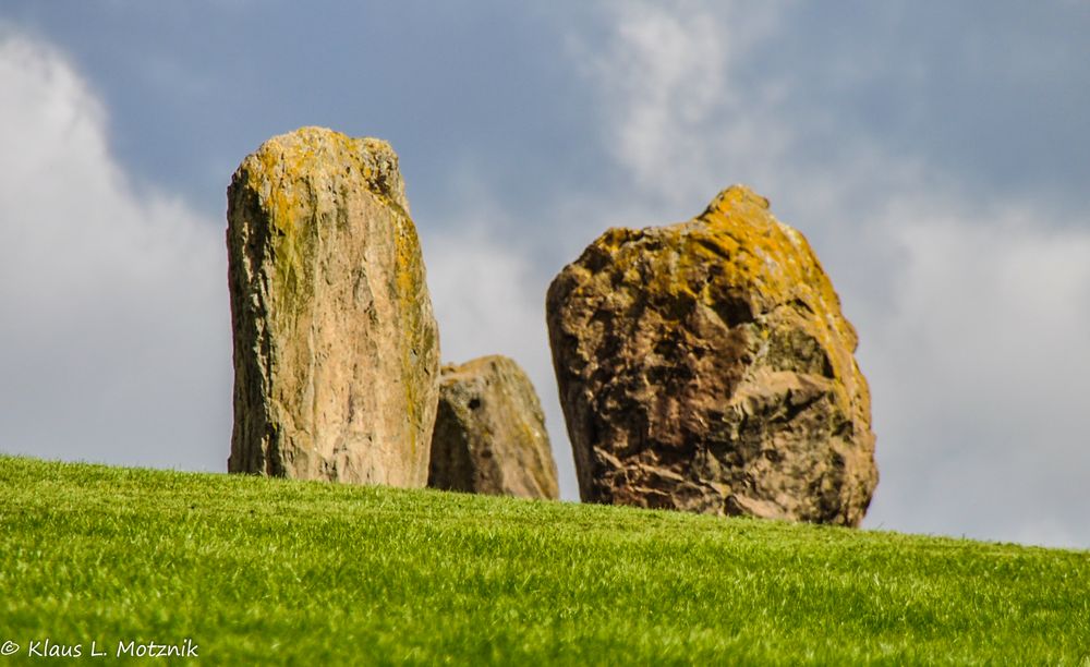 Monolithen in Newgrange, Co. Meath