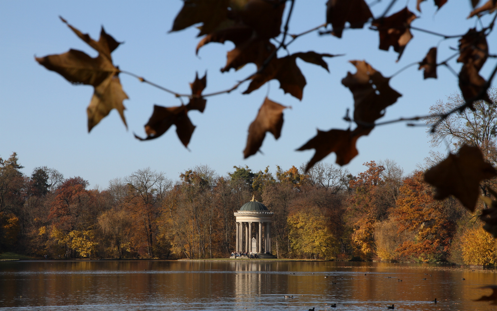 Monopteros im Schlosspark Nymphenburg