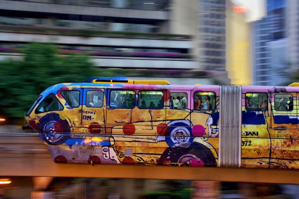 Monorail in Kuala Lumpur