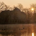 Monrepos bei Sonnenaufgang