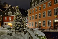 Monschau bei einem kurzen Winterbesuch