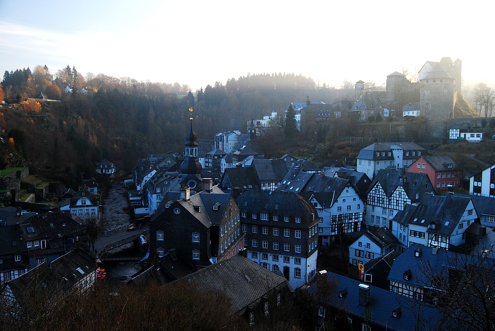 Monschau - Blick von der Haller-Ruine