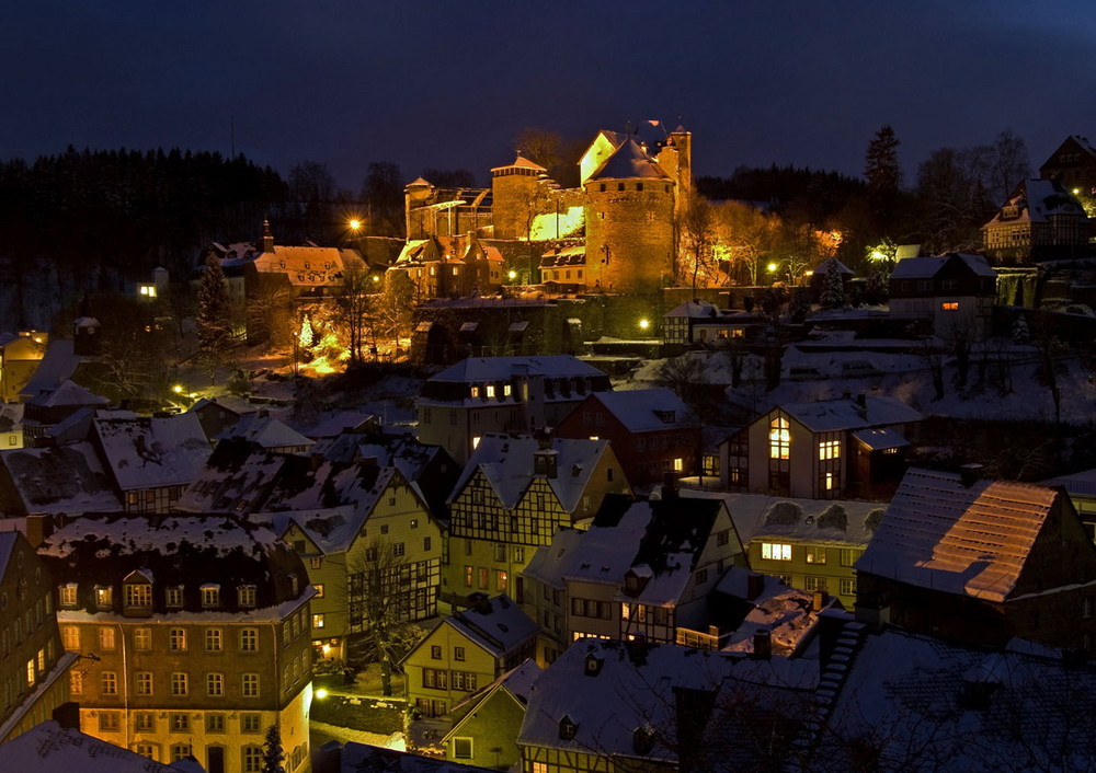 Monschau- Der Winter verabschiedet sich