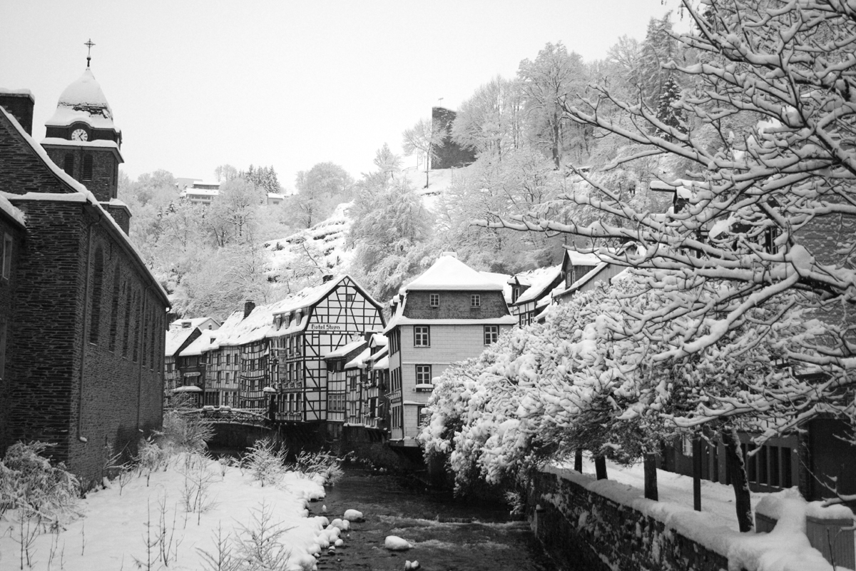 Monschau im Schnee