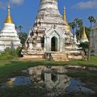 Monsunpfütze in Myanmar