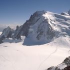 Mont Blanc 4810m , der höchste Berg der Alpen