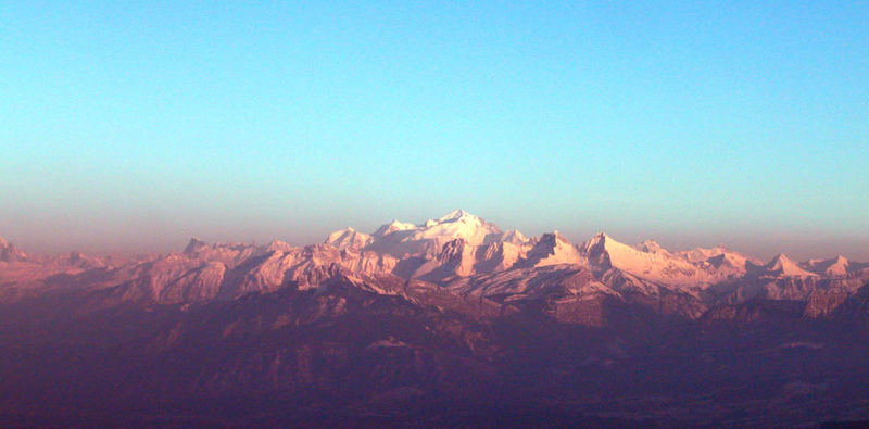 Mont Blanc Abendstimmung