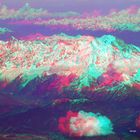 Mont Blanc - Anaglyphen